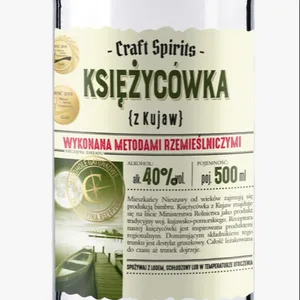Polish neutral vodka, quality spirit alcohol beverage