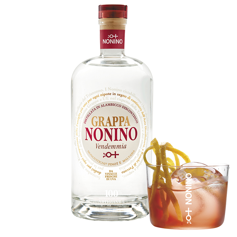 Итальянская Белая белая высококачественная OEM Grappa Nonino Vendemmia Bianca 500 мл
