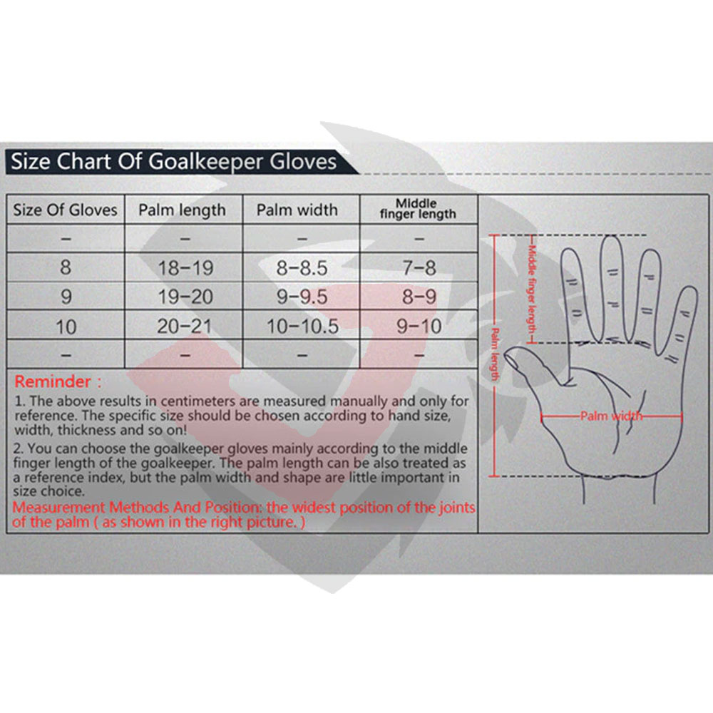Custom comfortable hand protection gloves soccer goalkeeper gloves