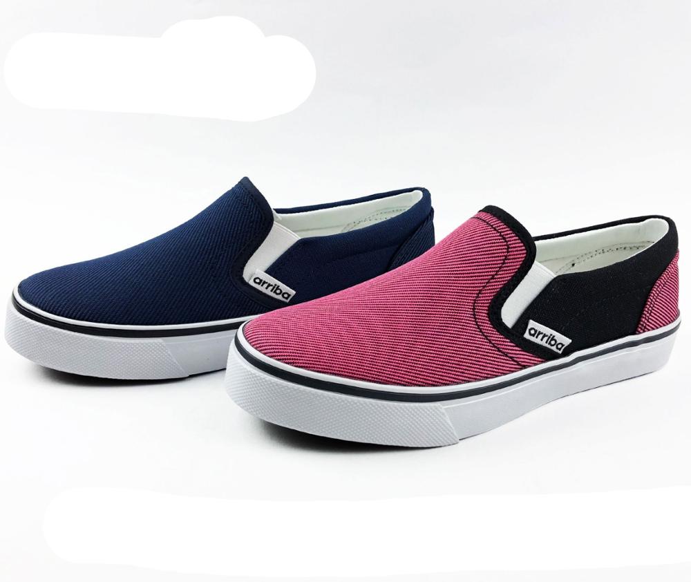 2019 lady's light weight canvas upper casual vulcanize shoes
