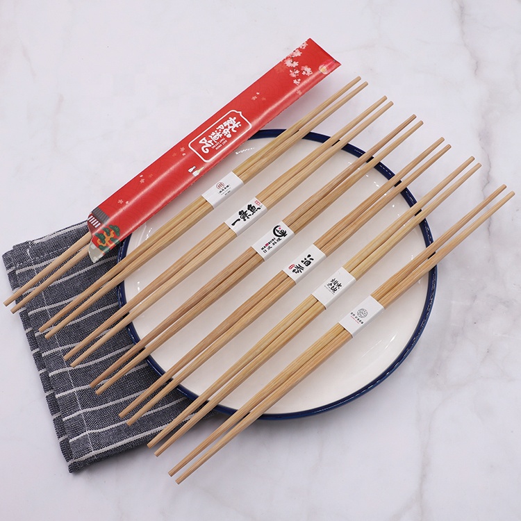 Customized Printed Korean Style Disposable Eco Friendly Bamboo Personalized Chopsticks