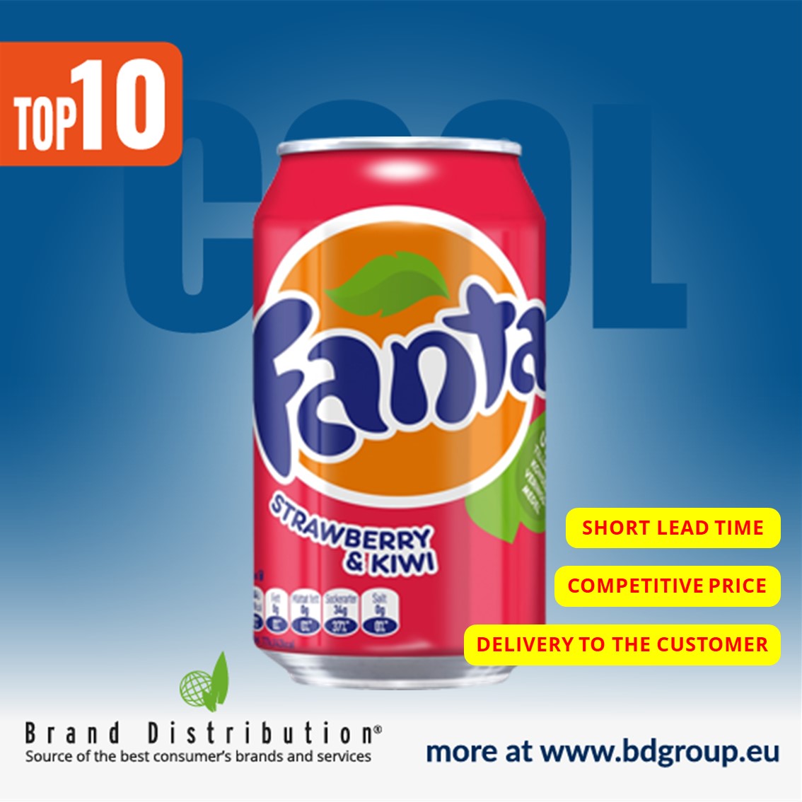 Fanta -- Клубника и киви -- 330 мл