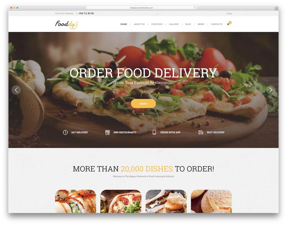 Best food store website design in India