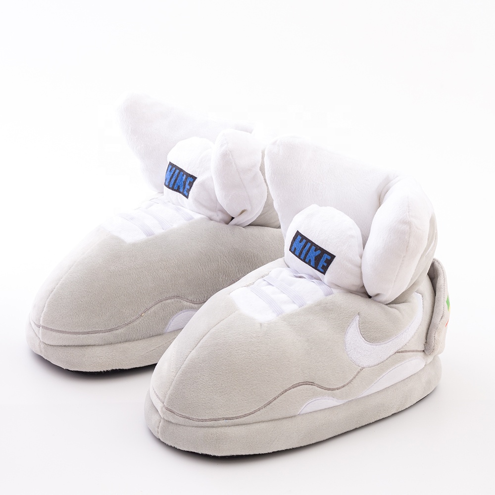 Multiple Designs Custom Winter Warm Plush Yeezy Sneaker Slippers Style Indoor House Slippers