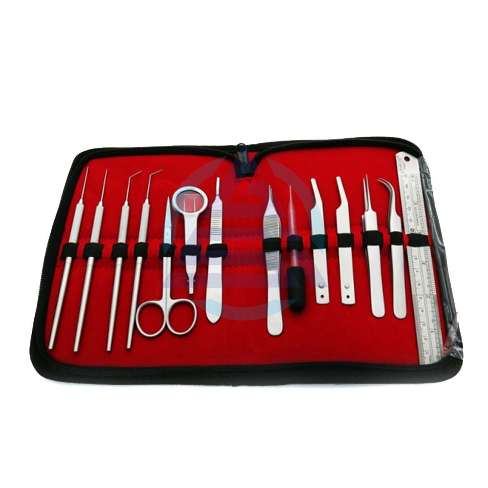 Entomology Dissecting Surgical Kit | Medical Students Advanced Professional Anatomy Lab Training Kit Metal Ce GOLDEN PK Manual
