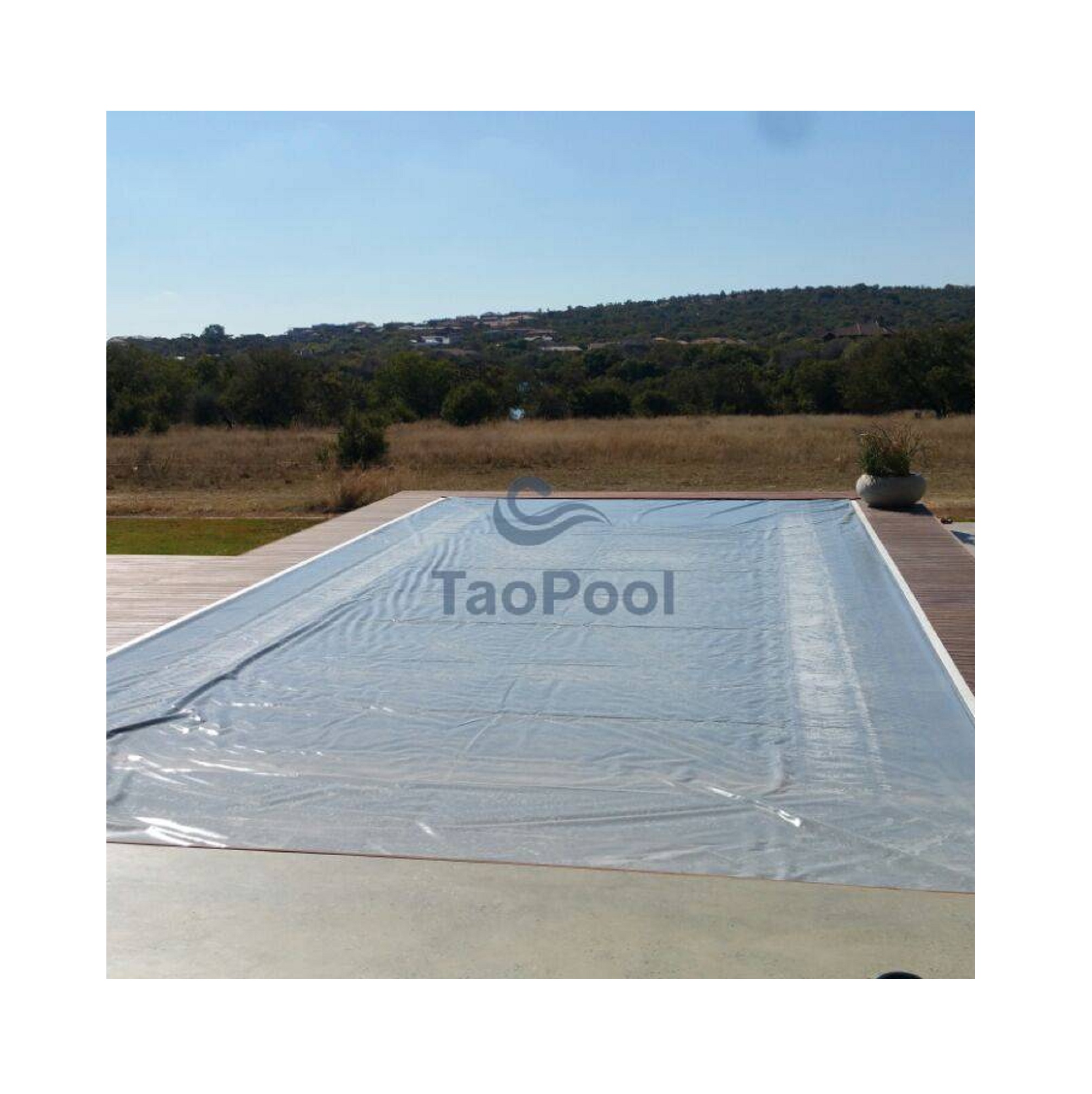 Flat Track Pool Cover Spa Tub Pool Cover Waterproof