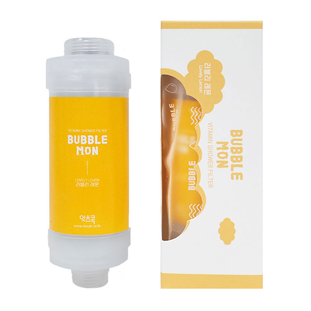 MYMI BUBBLE MON, витаминный фильтр для душа, Сделано в Корее, цветок розы, симпатичный лимонный чай, пуэр, детский порошок OTILTD
