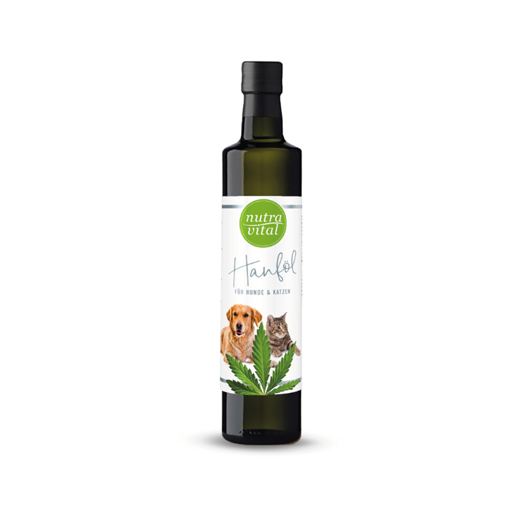 NutraVital Hemp Oil Bottle Nutritional Supplements Dog Addition To Pet Food Pet Health Care Animal Health Products