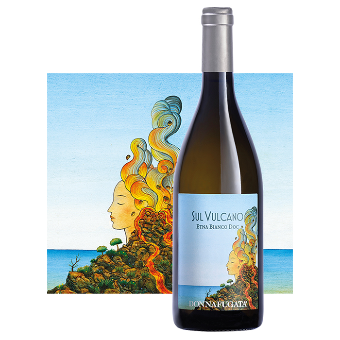Sul вулкано Etna Bianco Doc 13% 75 cl-итальянский винный белый
