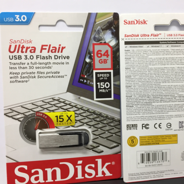Ультра чутье USB 3,0 флэш-накопитель SDCZ73