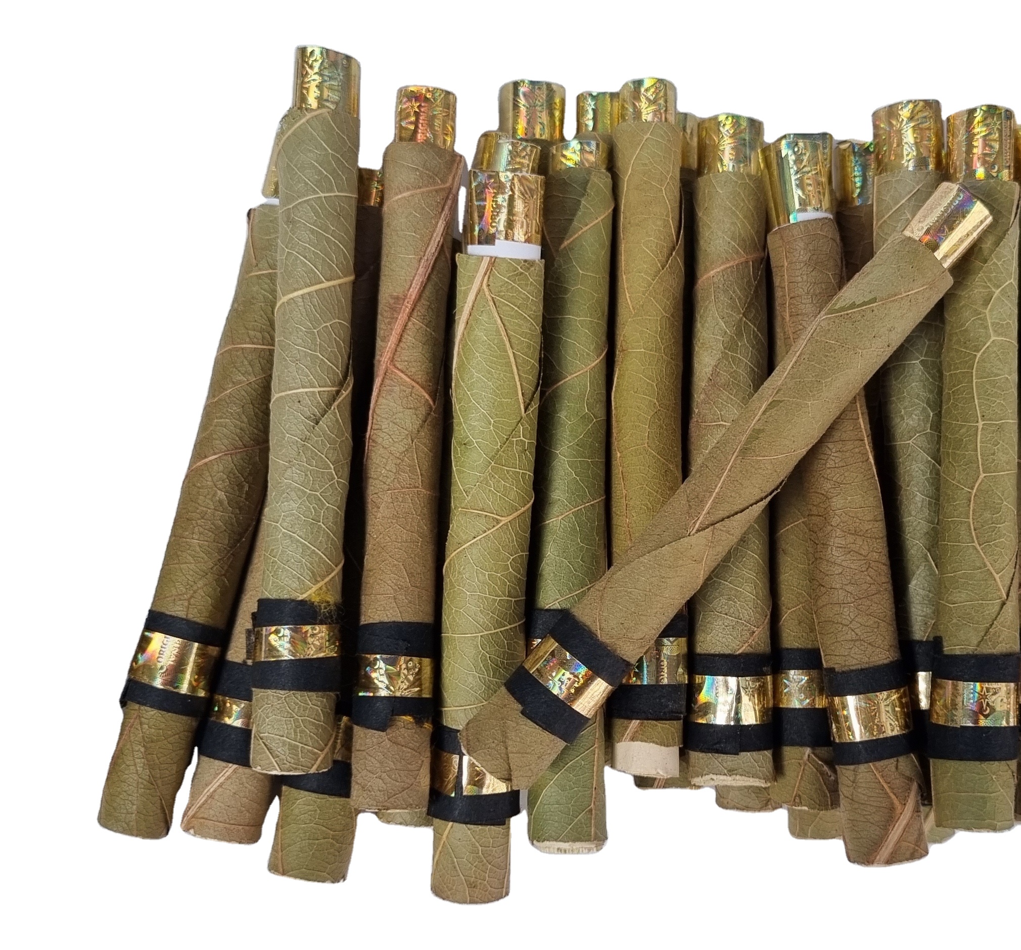 Rolled Ebony Leaf Rolls Green Leaf custom size cones for USA Bulk Rolled Green Leaf in best prices