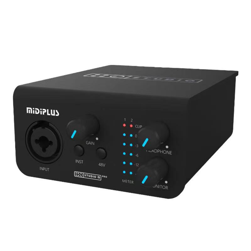 Звуковая карта 24 бит/192 кГц, USB, звуковой интерфейс, мини Запись 1 вход/2 выхода для музыкальной студии