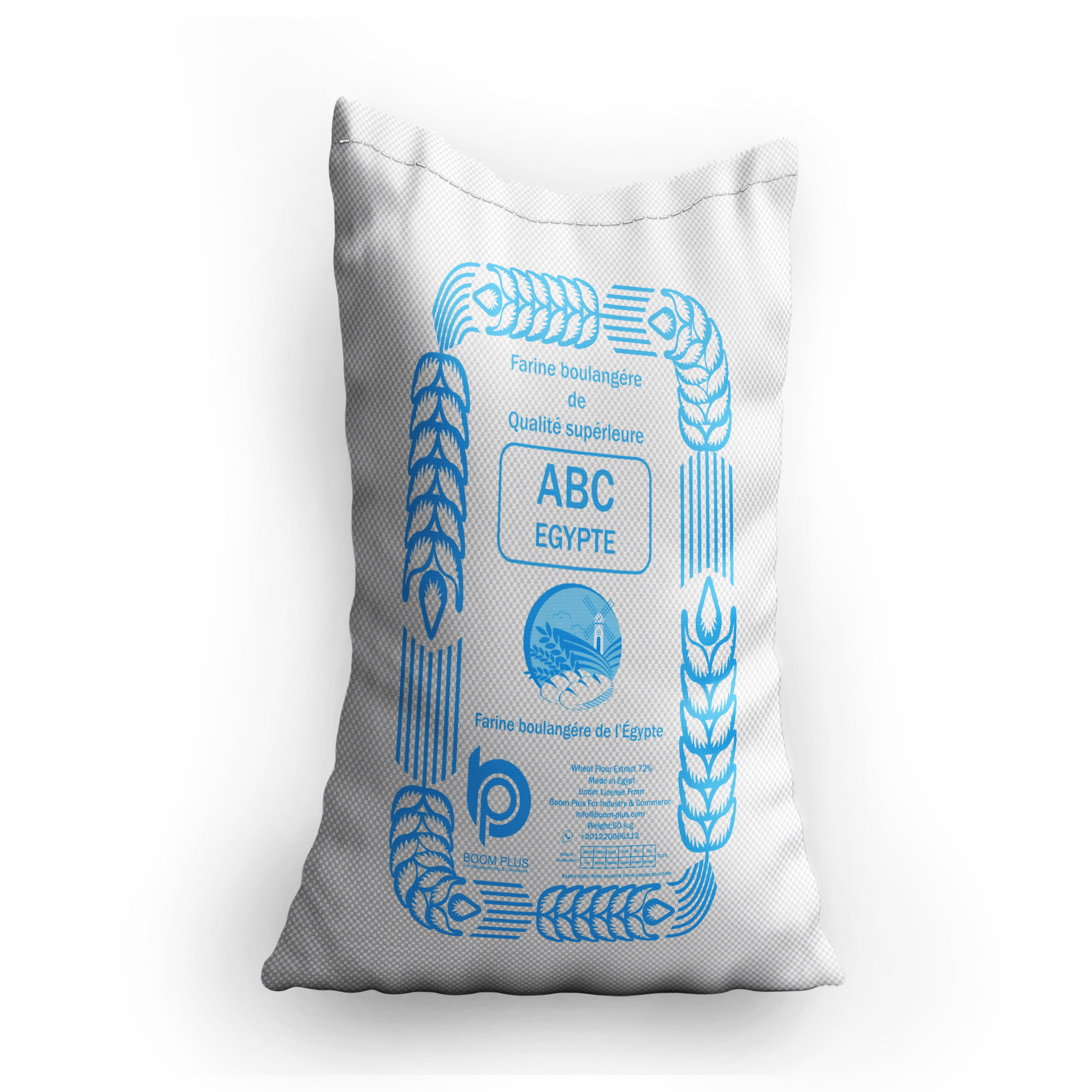 Пшеничная мука ABC Brand-полностью хлебобулочная пшеничная мука 50 кг
