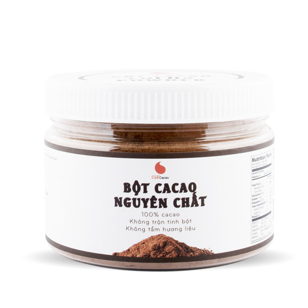CACAO3IN1 COCONOT Jar Cocoa Powder Ingredients 150g 100% Soft Natural from Vietnam 0 Cocoa Content Chocolate Taste Raw 7 Days