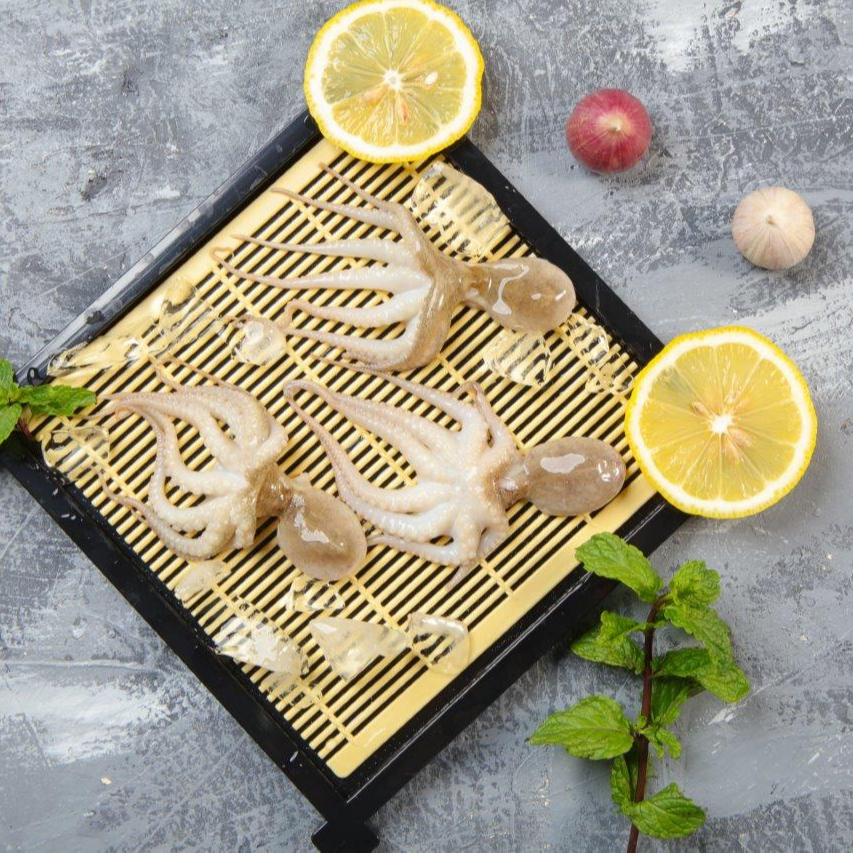 *** Вкусные морепродукты *** Замороженное сырье, одинарная/Двойная кожа, детский осьминог