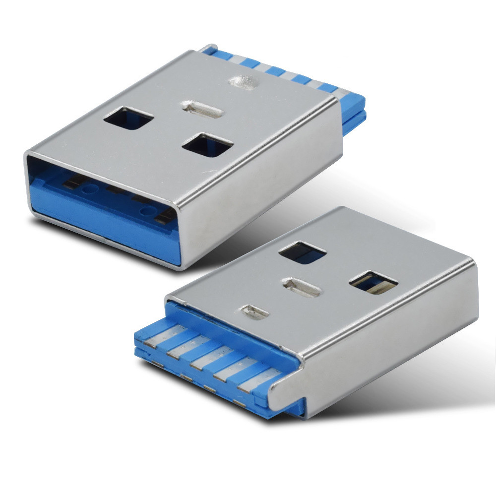 Высококачественный usb-разъем для зарядного устройства usb 3,0 Штекерный разъем