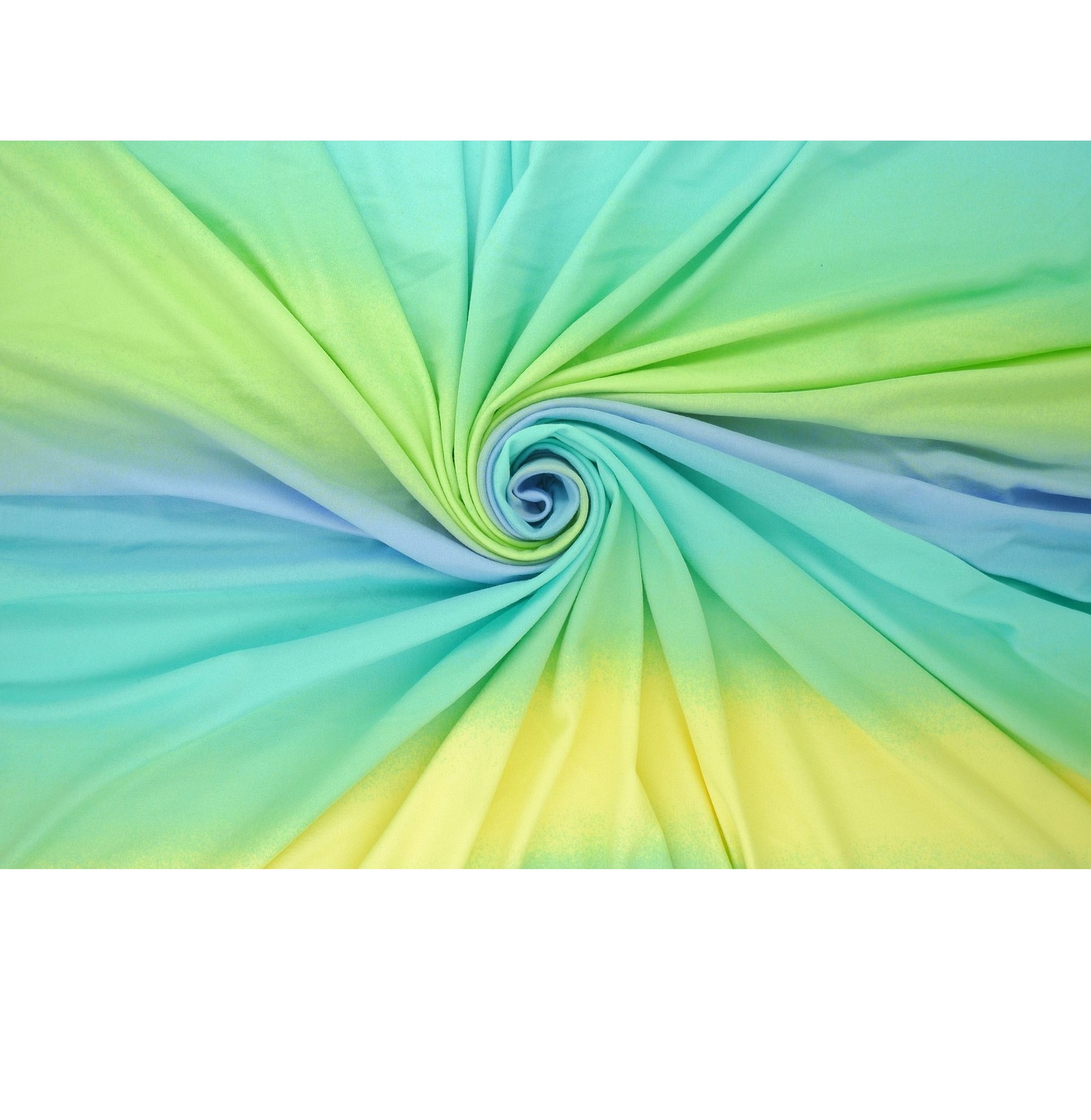 Polyester Spandex Dty Brushed Abstract Print Mint Versatile and Easy for all Needs