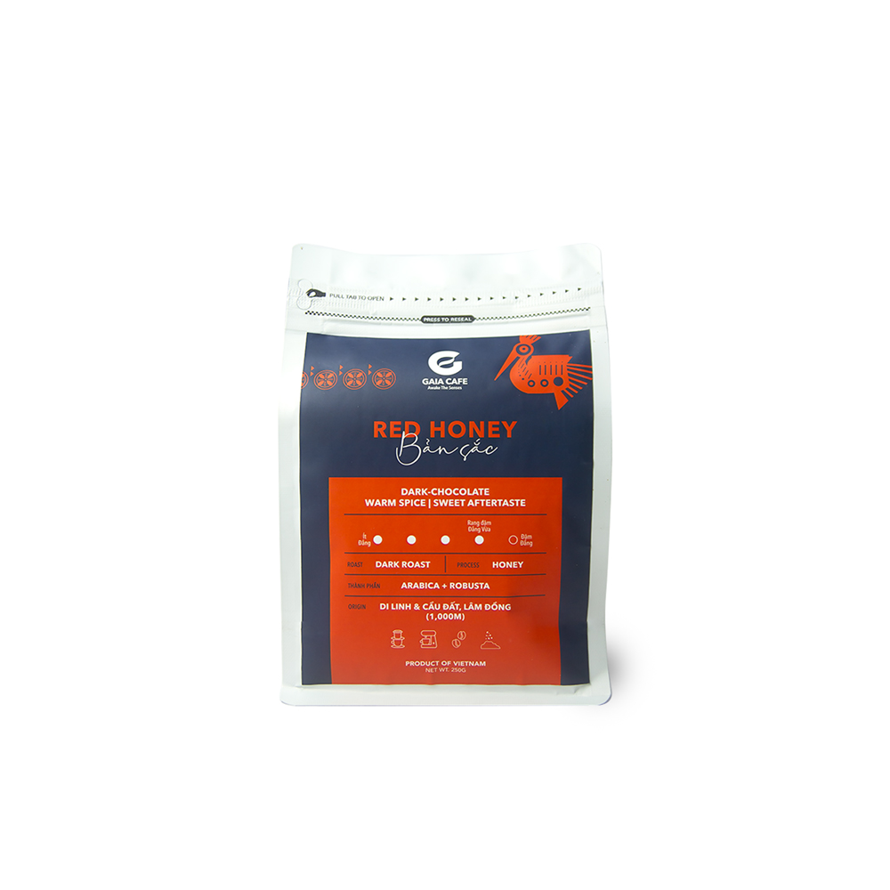 Ready-to-brew Vietnamese Pre-Ground Coffee Bag 250g Blend of Robusta and Arabica for Strong Bold Taste