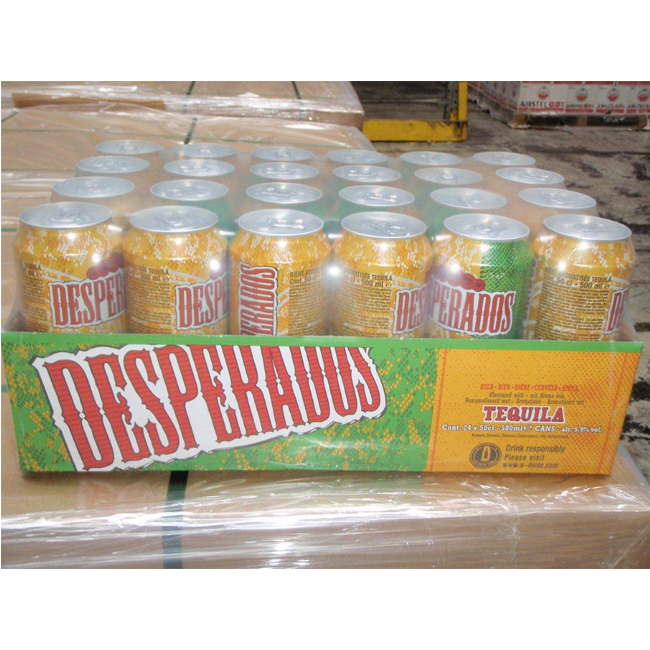 Высоко освежающий Золотой цветной Текила Ароматизированное пиво Desperados