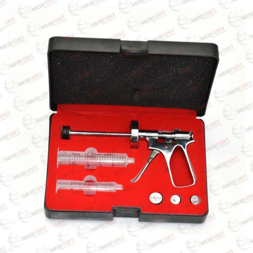 Premium Quality Liposuction Fat Injection Gun (for 10ml and 20ml Syringes) Plastic Surgery Products Stainless Steel