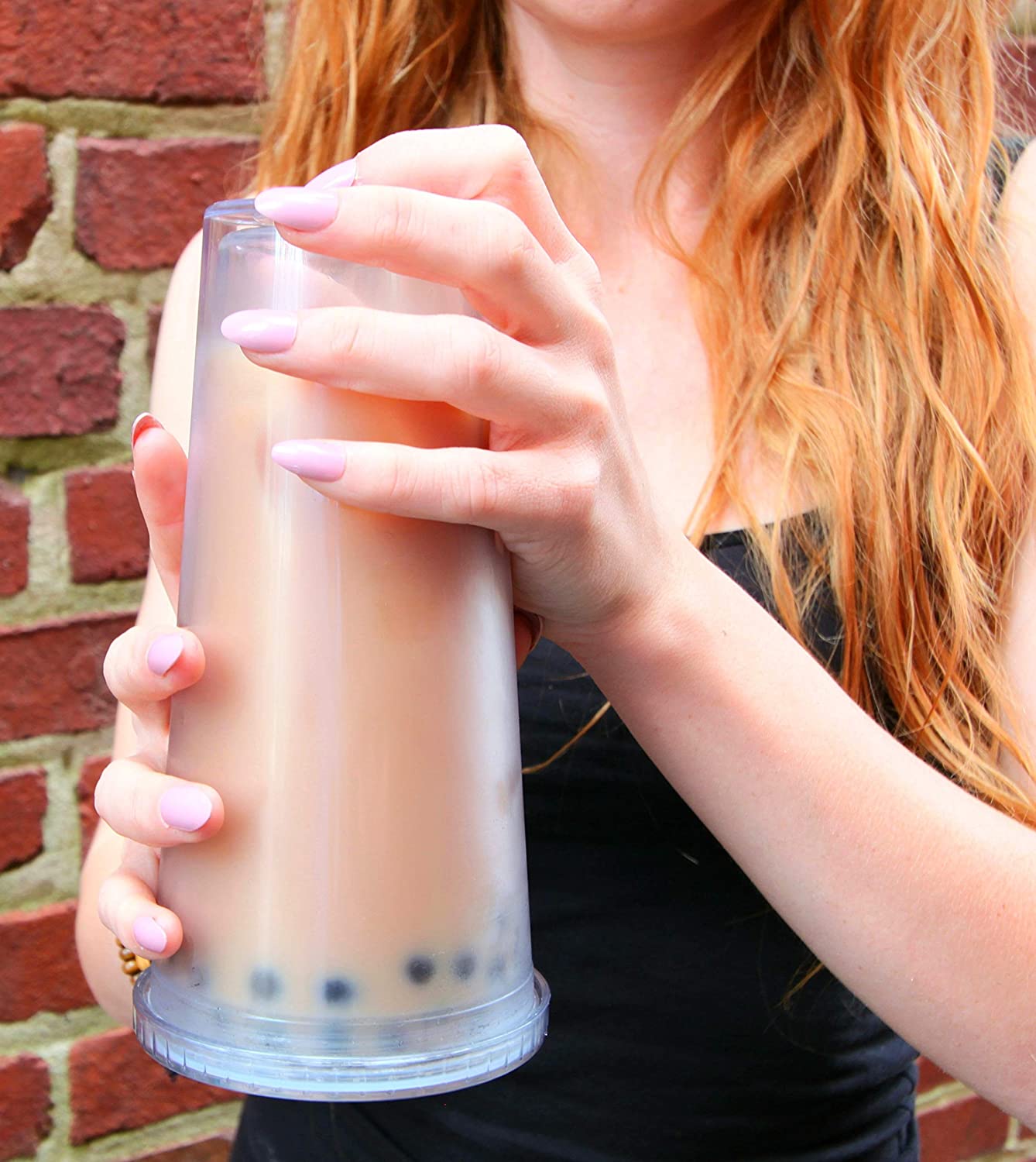 Многоразовая кружка Boba, кружка для чая, кружка для смузи 24 унции, кружка для молока и чая, соломинки, изолированная акриловая кружка