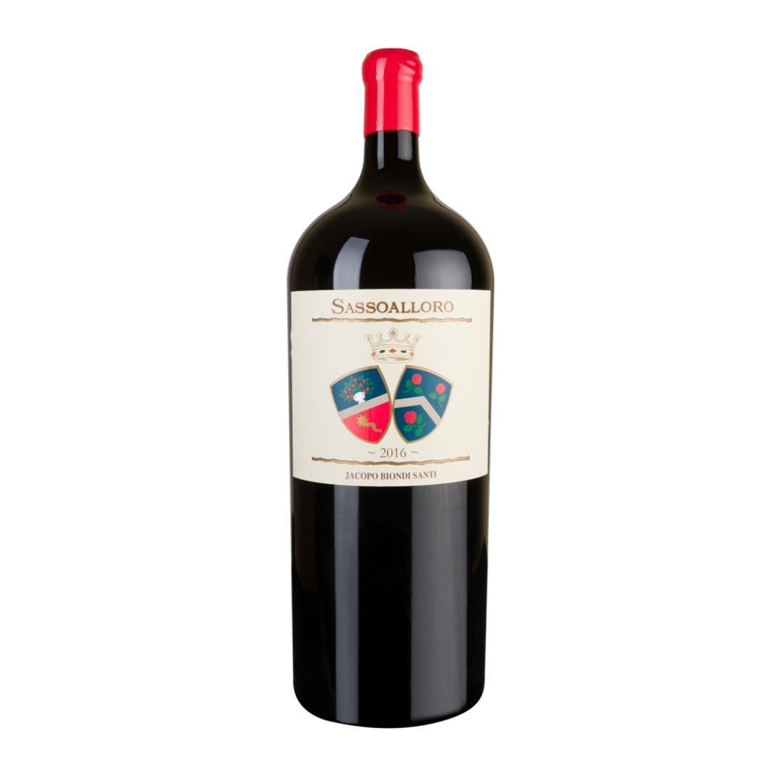 Italian wine Red wine wine High quality super tuscan Magnum Sassoalloro 3 litres Double Magnum for celebrations