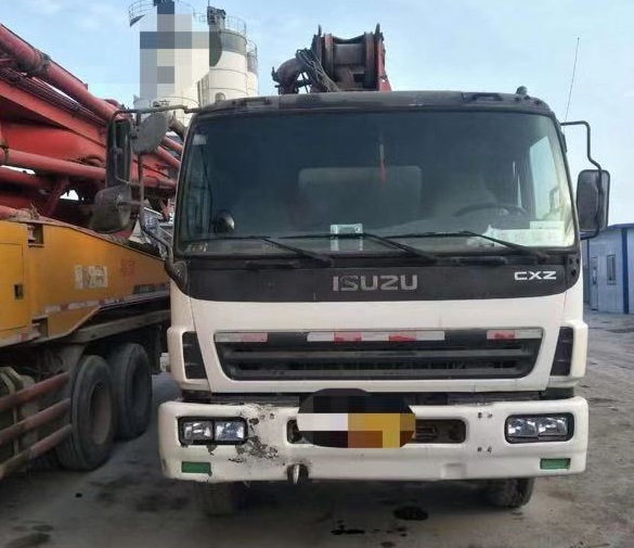 Used isuzu Chassis putzmeister 42m Concrete Placing Boom Pump Truck , please contact: 0086 15026518796 for more information