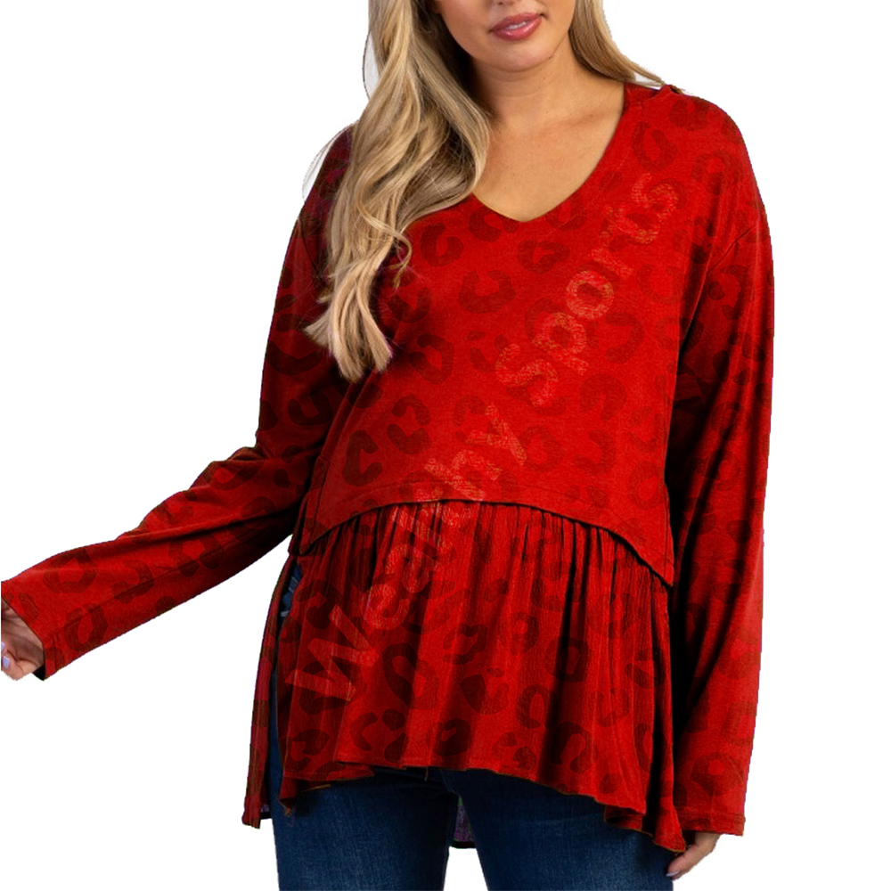 Pregnant ladies Ruffle hoodie all Size