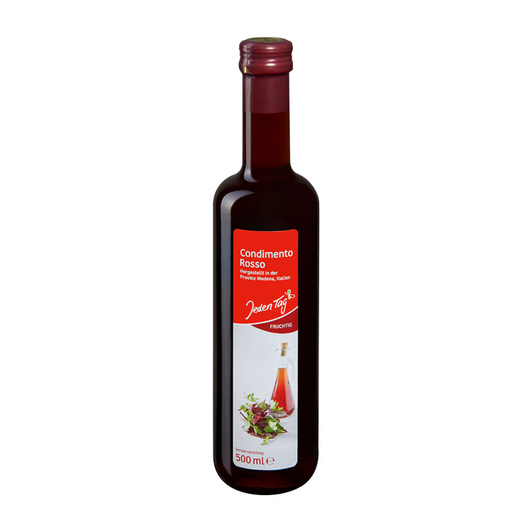 Оптимальное качество Горячая продажа Condimento Rosso уксус 500 мл бутылка сделано в германии
