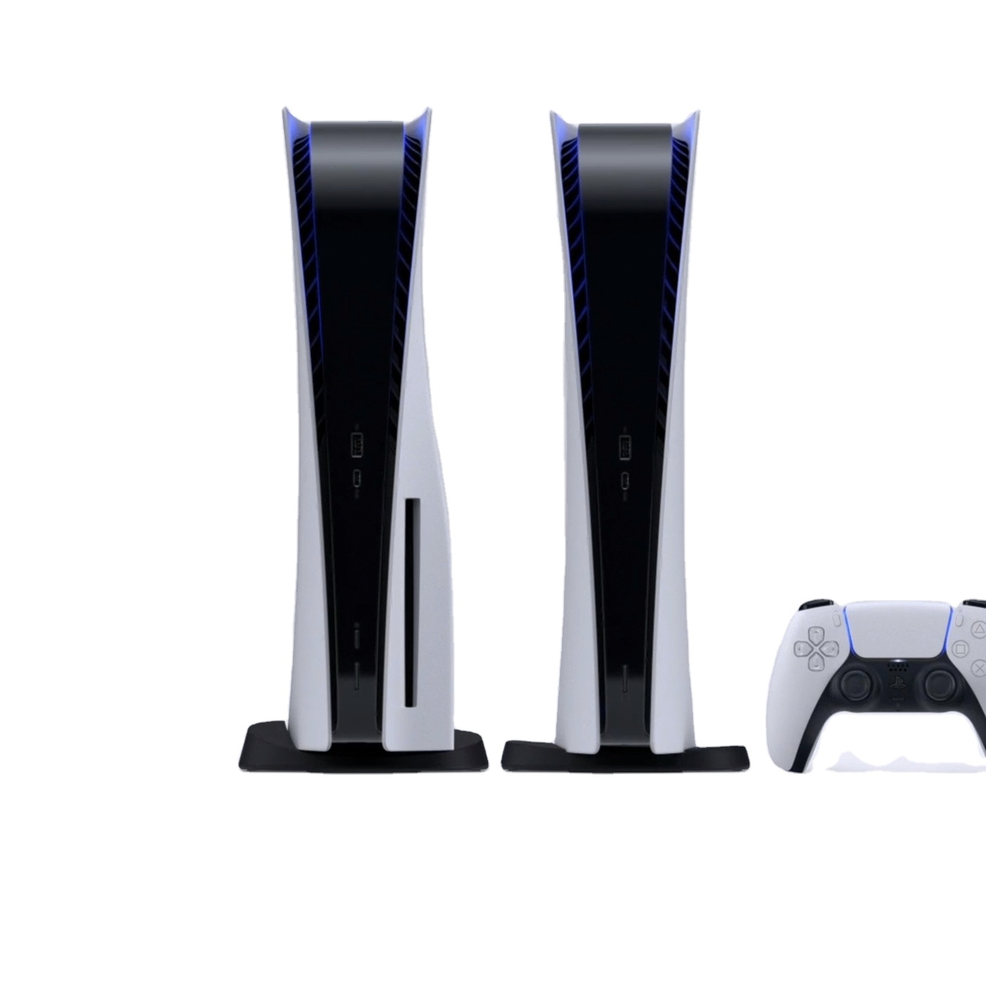 Authentic ps5 Quality For PS5 1TB Ps4 2TB SLIM 1TB Console- Latest Edition- with International Warranty and 15 Games +Vr