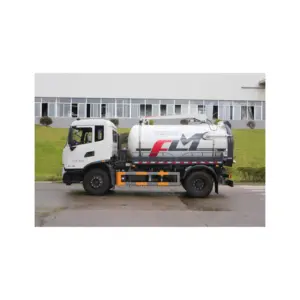 Sewage Truck FULONGMA Sewer Suction Truck 4*2 Sewage Suction Tank Truck Diesel Customized Truck