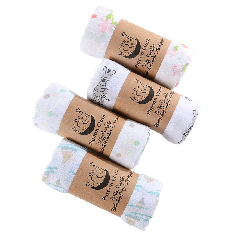 Мягкие детские одеяла EVERYSTEP, 100% хлопок, муслиновые пеленки