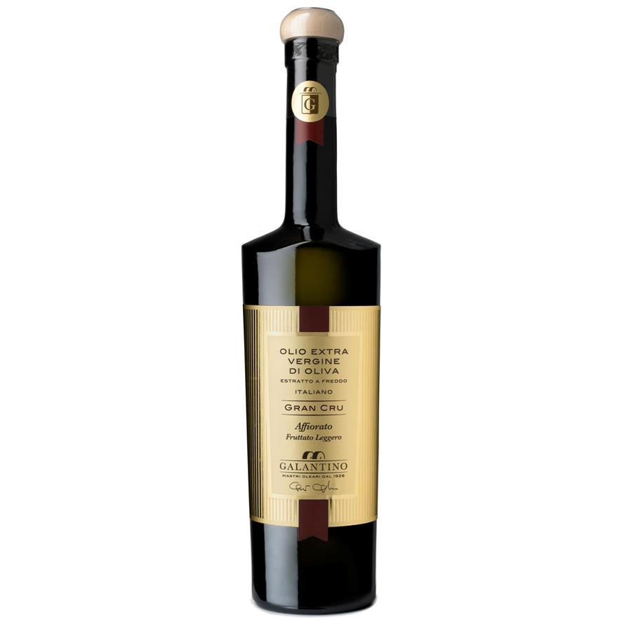 Delicate Fruity Excellent Quality Limited Edition "GRAN CRU AFFIORATO" Italian Extra Virgin Olive Oil Bottle Galantino 500ml