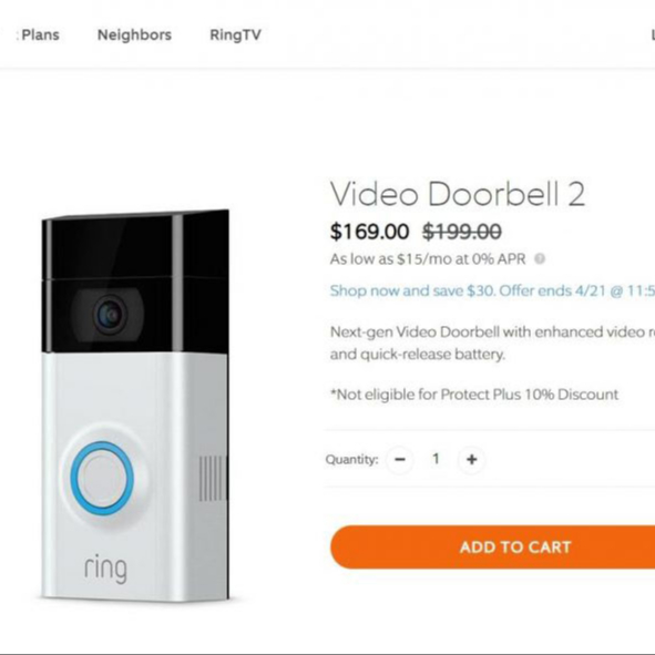 Video Doorbells Products website In shopify, Wordpress, Magento