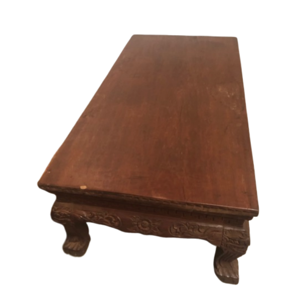 Natree solid wooden table furniture carving craft export quality