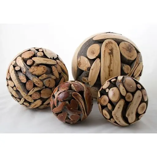 teak wood ball