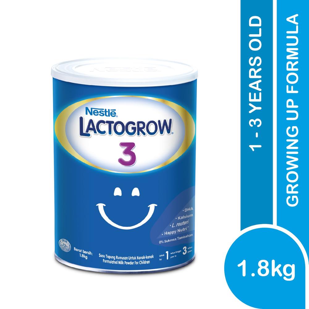Lactogrow 3 (От 1 до 3 лет выше) 1,8 кг