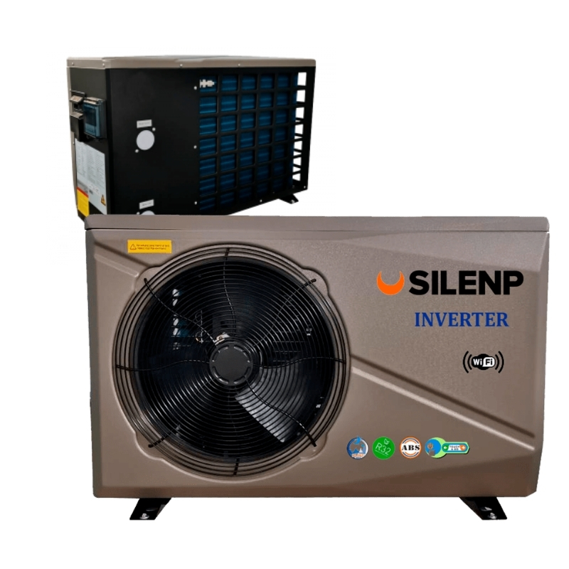 Pool Heat Pump Inverter 32kW Ultra Silent operation with titanium heat exchanger and App Wifi Control