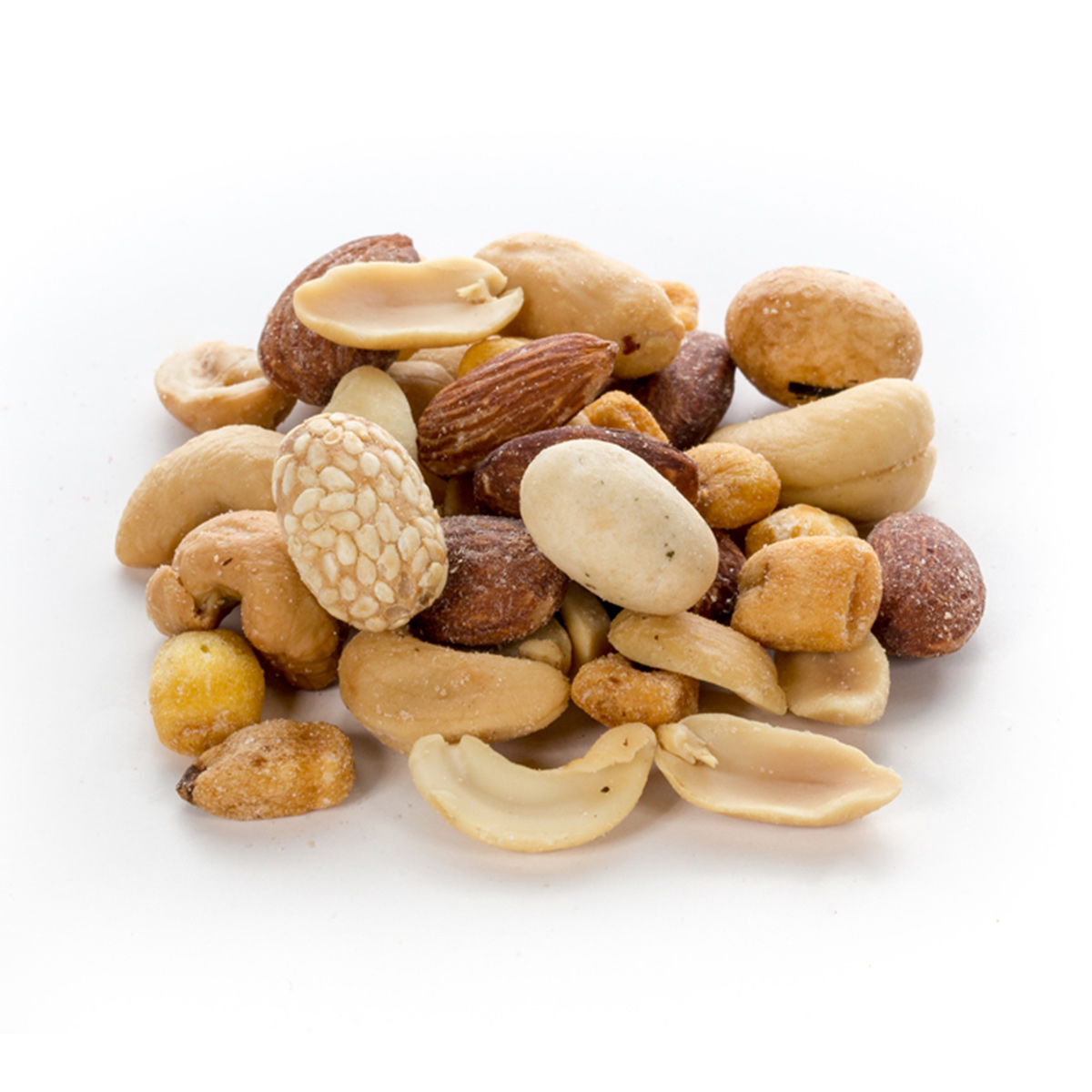 Salted Flavor Mixed Cashew Nuts Almonds Peanuts Nut Snacks*