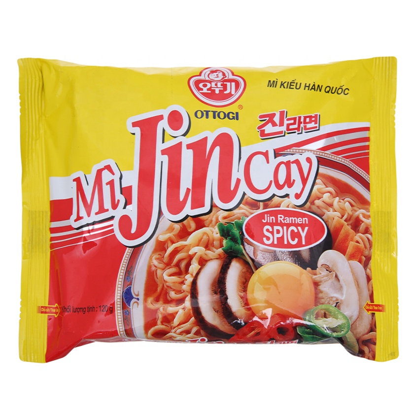 Острый рамен Ottogi Jin 120 г