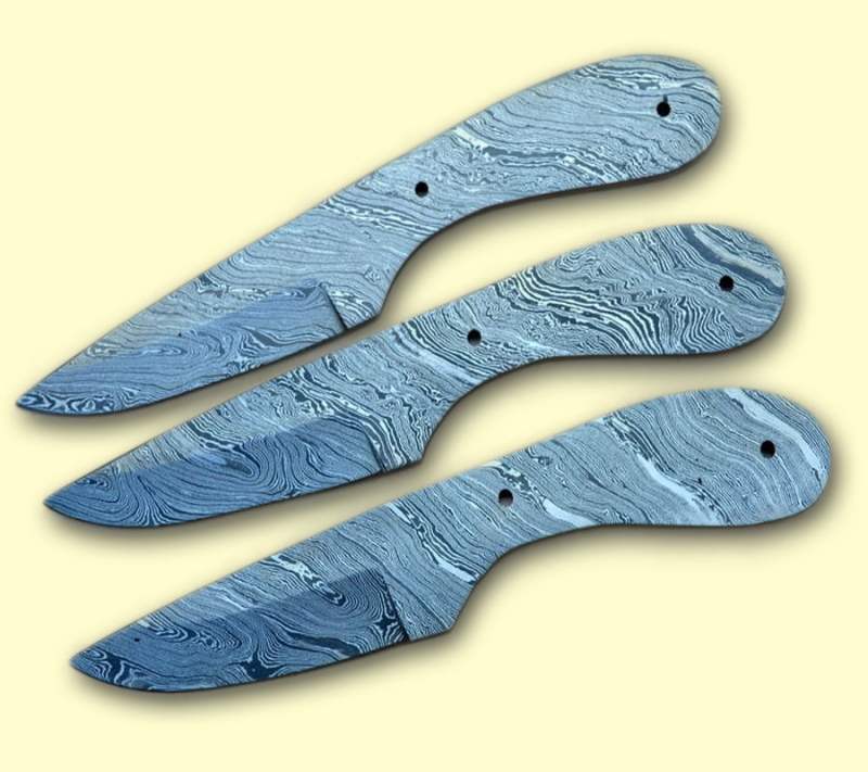 Handmade Damascus Steel Blank Blades