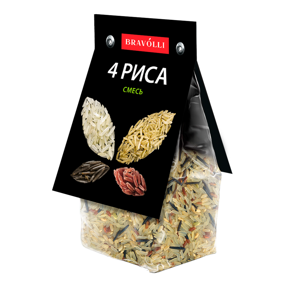 Набор из 4 риса Bravolli! 350 г
