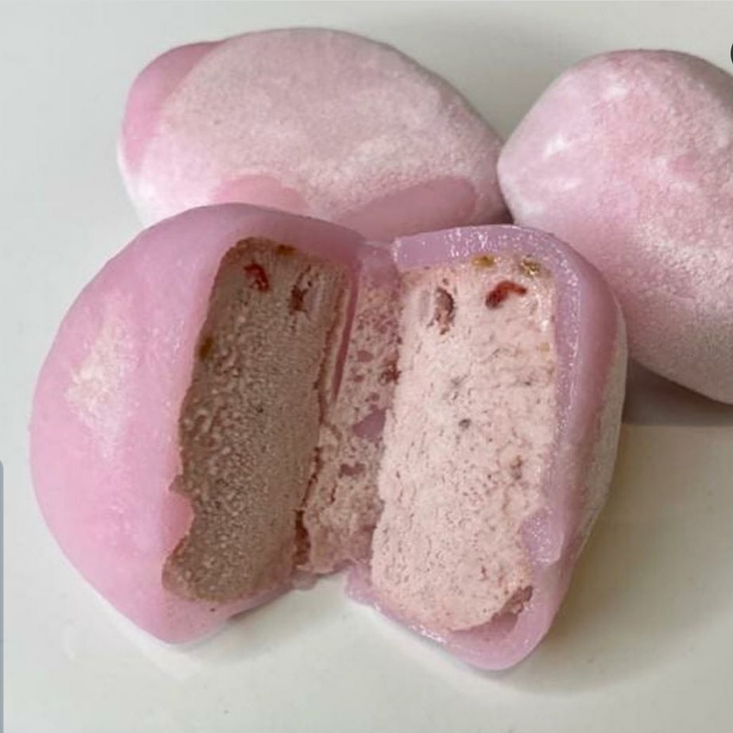 Упаковка для пакетов, сладкий десерт и закуска, клубничный мороженое Mochi для детей и взрослых