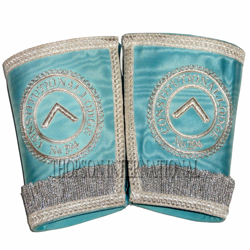 Masonic Regalia Craft Worship master Gauntlet pair Cuff