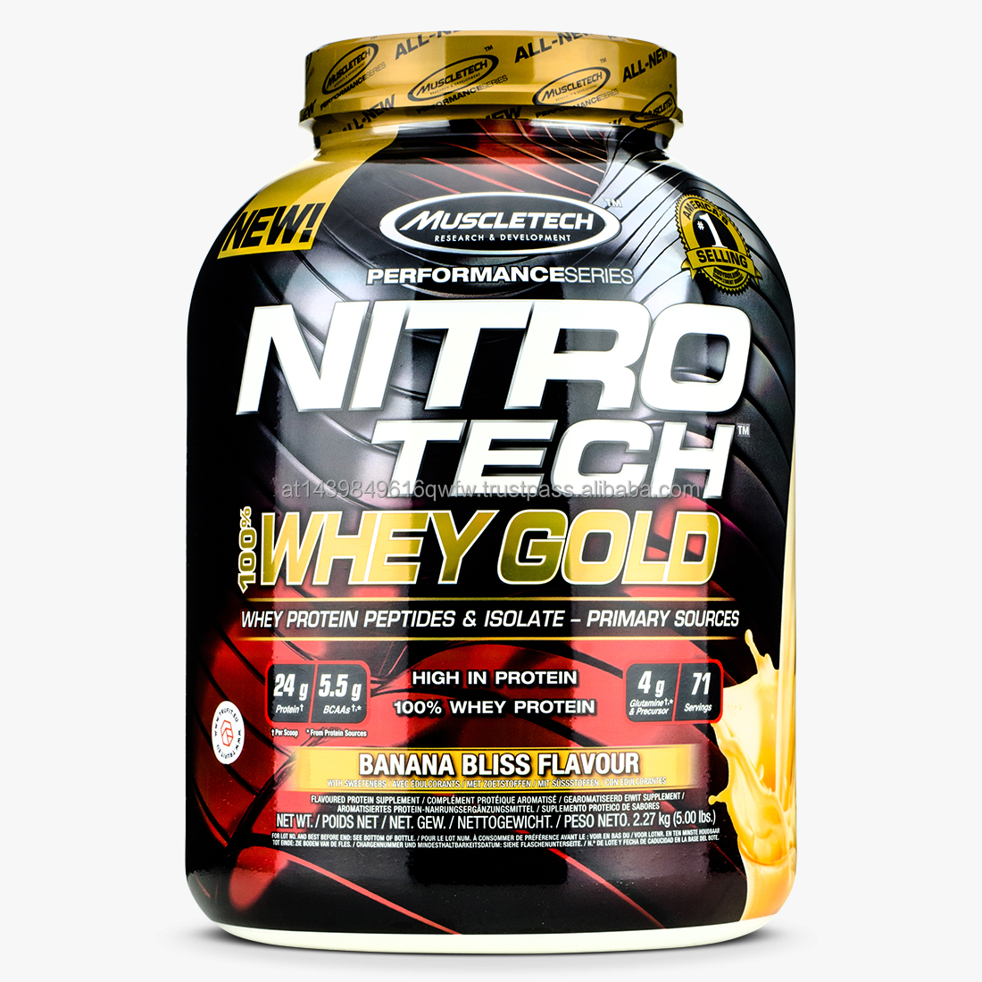 Muscle tech Nitro Tech 100% Whey Gold