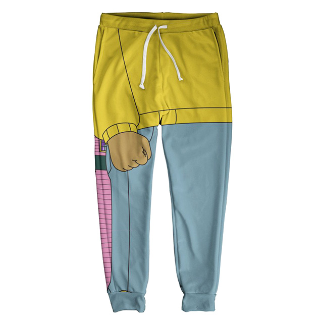 OEM Custom Logo Polyester Sublimation allover Pattern Jogger pants Hot Style 3D Custom Printed Loose Fit Sweatpants