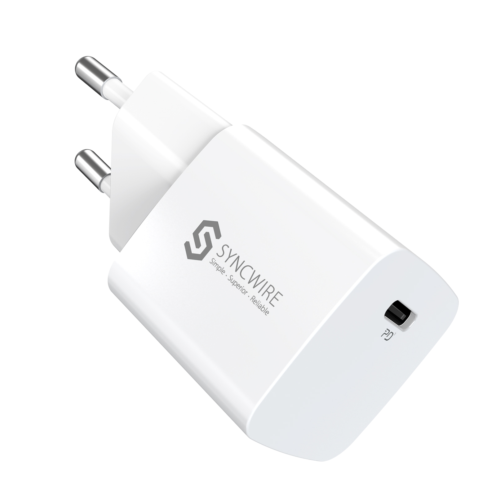 Syncwire PD 20W USB C Fast Charging Power Delivery 3.0 Mini Type-C Wall Charger Adapter