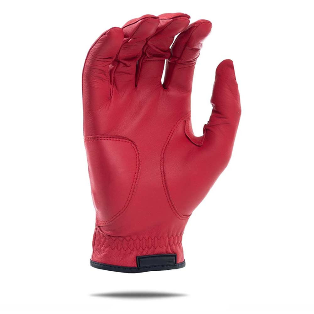 Wholesale personalized men's golf gloves / Sheepskin cabretta leather winter leather golf gloves