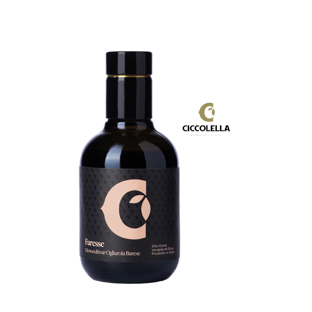Made in Italy 250ml glass bottle Delicste monovarietal Ogliarola Extra Virgin Olive Oil