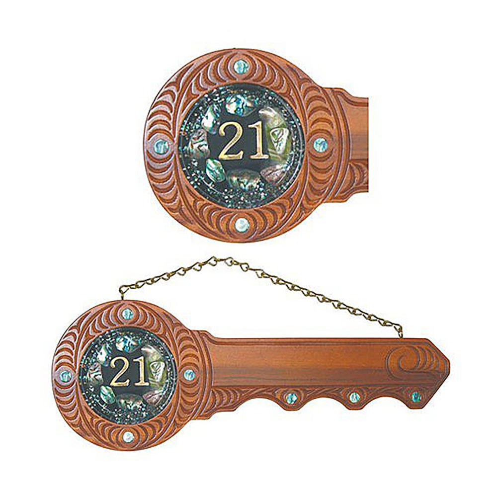 21 birthday wall wood frame picture in Customized Shape